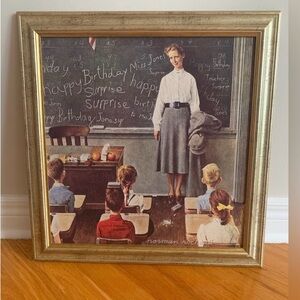 Norman Rockwell Classroom Art Print
